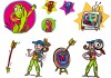 MASCOTTE E SIMBOLI  per TU , periodici Mondadori